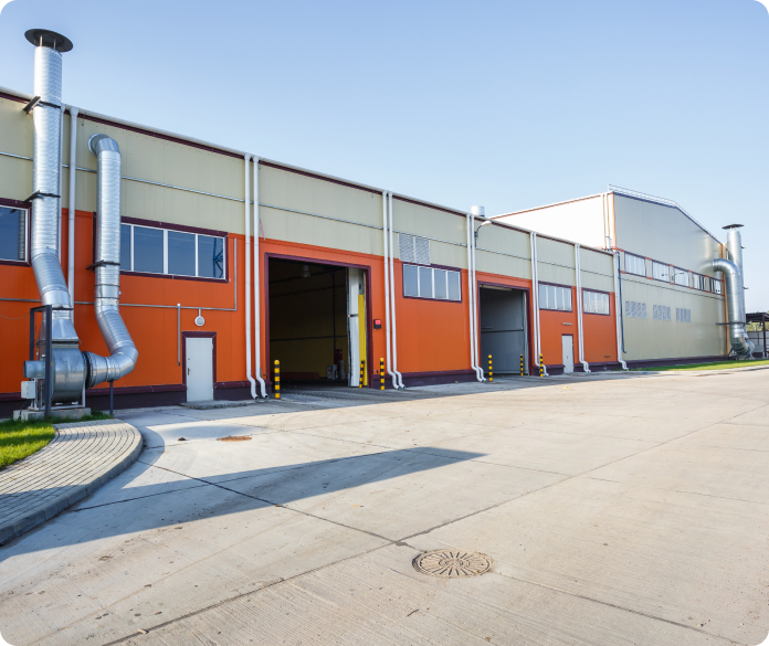 Distribution hubs and storage facilities