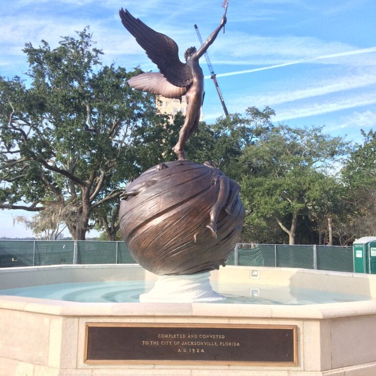 Life Statue during reconstruction